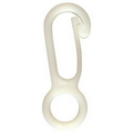 2 3/4" White Nylon Snap Hook